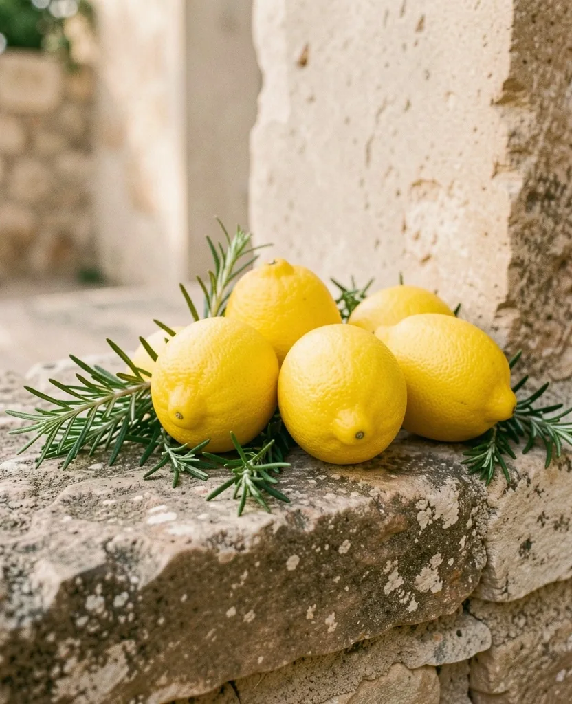 Frutas locales y hierbas frescas representativas de la nutrición consciente
